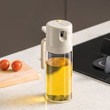 Versatile 2-in-1 Glass Oil Sprayer for Kitchen and BBQ: Enhance Your Culinary Creations! - EsaaThings