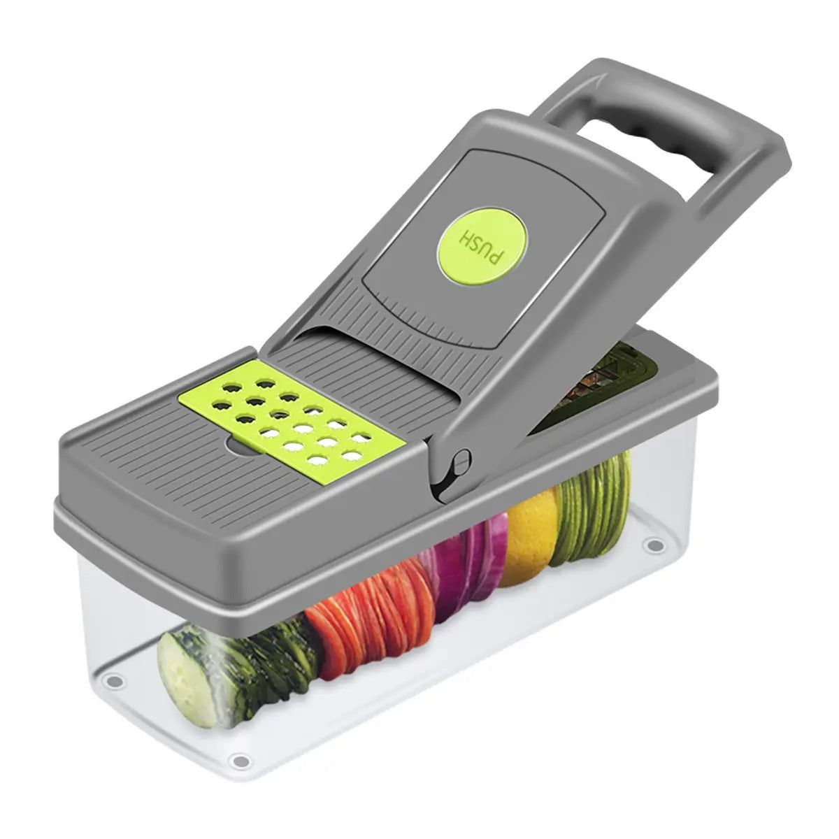 Vegetable Chopper Cutter,Mandoline Slicer Food Onion Veggie Dicer with  Container 