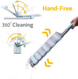 Self Wringing 360 Degree Smart Mop, Hands Free Mop wash, Multipurpose Flat Microfiber Mop, with 2 Washable Pads for Home and Office - EsaaThings